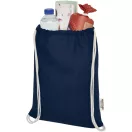 Saculet cu snur, Everestus, 2601E13093, 33x44 cm, Bumbac, Albastru Navy