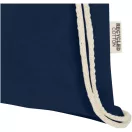 Saculet cu snur, Everestus, 2601E13093, 33x44 cm, Bumbac, Albastru Navy