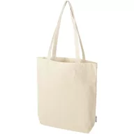   Sacosa de cumparaturi, 2502E15908, Everestus, 38 x 42 x 9 cm, Bumbac, Natur