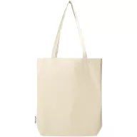   Sacosa de cumparaturi, 2502E15908, Everestus, 38 x 42 x 9 cm, Bumbac, Natur