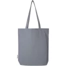 Sacosa de cumparaturi, 2502E15912, Everestus, 38 x 42 x 9 cm, Bumbac, Gri