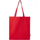 Sacosa de cumparaturi, 2502E15902, Everestus, 38 x 42 x 9 cm, Bumbac, Rosu