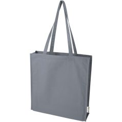   Sacosa de cumparaturi, 2502E15905, Everestus, 38 x 42 x 9 cm, Bumbac, Gri