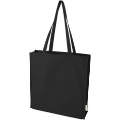   Sacosa de cumparaturi, 2502E15906, Everestus, 38 x 42 x 9 cm, Bumbac, Negru