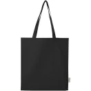 Sacosa de cumparaturi, 2502E15906, Everestus, 38 x 42 x 9 cm, Bumbac, Negru