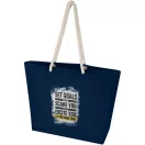 Sacosa de cumparaturi, 2502E15899, Everestus, 40 x 15 x 39 cm, Bumbac, Albastru navy