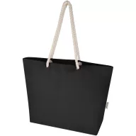   Sacosa de cumparaturi, Everestus, 2601E12914, 40x15x39 cm, Bumbac, Negru