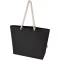 Sacosa de cumparaturi, Everestus, 2601E12914, 40x15x39 cm, Bumbac, Negru