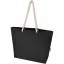 Sacosa de cumparaturi, Everestus, 2601E12914, 40x15x39 cm, Bumbac, Negru
