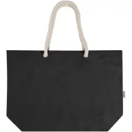   Sacosa de cumparaturi, Everestus, 2601E12914, 40x15x39 cm, Bumbac, Negru