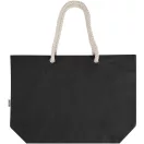 Sacosa de cumparaturi, Everestus, 2601E12914, 40x15x39 cm, Bumbac, Negru