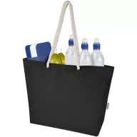  Sacosa de cumparaturi, Everestus, 2601E12914, 40x15x39 cm, Bumbac, Negru