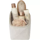 Geanta cosmetice, 2509E14874, Everestus, 21.6x14x14 cm, Bumbac, Poliester, Crem
