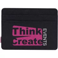   Portcard RFID, 2509E14666, Herschel, 7.5x10 cm, Poliester, Negru