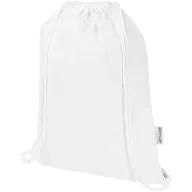   Saculet cu snur, 2509E14868, Everestus, 33x44 cm, Bumbac, Poliester, Alb