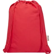   Saculet cu snur, 2509E14869, Everestus, 33x44 cm, Bumbac, Poliester, Rosu