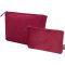 Set 2 huse cosmetice, 2509E14998, Everestus, 32x21x8 cm, Poliester, Burgundy