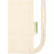  Saculet cu snur, Everestus, 2601E13046, 33x44 cm, Bumbac, Natur