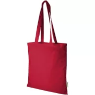   Sacosa de cumparaturi, Everestus, 2601E13059, 38x42 cm, Bumbac, Rosu