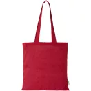 Sacosa de cumparaturi, Everestus, 2601E13059, 38x42 cm, Bumbac, Rosu