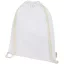 Saculet cu snur, Everestus, 2601E13048, 33x44 cm, Bumbac, Alb