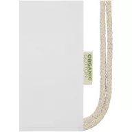   Saculet cu snur, Everestus, 2601E13048, 33x44 cm, Bumbac, Alb