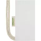 Saculet cu snur, Everestus, 2601E13048, 33x44 cm, Bumbac, Alb