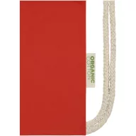   Saculet cu snur, Everestus, 2601E13050, 33x44 cm, Bumbac, Rosu