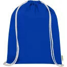 Saculet cu snur, Everestus, 2601E13051, 33x44 cm, Bumbac, Albastru Royal