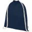 Saculet cu snur, Everestus, 2601E13052, 33x44 cm, Bumbac, Albastru Navy