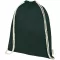 Saculet cu snur, Everestus, 2601E13053, 33x44 cm, Bumbac, Verde inchis