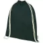 Saculet cu snur, Everestus, 2601E13053, 33x44 cm, Bumbac, Verde inchis