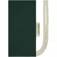   Saculet cu snur, Everestus, 2601E13053, 33x44 cm, Bumbac, Verde inchis