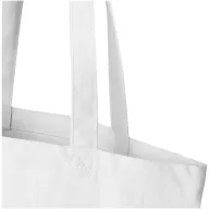   Sacosa de cumparaturi, Everestus, 2601E13075, 38x42x9 cm, Bumbac, Alb