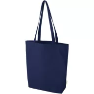   Sacosa de cumparaturi, Everestus, 2610E19017, 38x42x9 cm, Bumbac, Albastru Navy