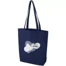 Sacosa de cumparaturi, Everestus, 2610E19017, 38x42x9 cm, Bumbac, Albastru Navy