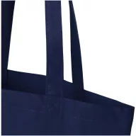   Sacosa de cumparaturi, Everestus, 2610E19017, 38x42x9 cm, Bumbac, Albastru Navy