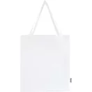 Sacosa de cumparaturi, Everestus, 2601E13062, 38x42x9 cm, Bumbac, Alb
