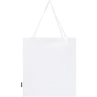   Sacosa de cumparaturi, Everestus, 2601E13062, 38x42x9 cm, Bumbac, Alb