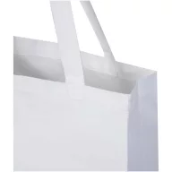   Sacosa de cumparaturi, Everestus, 2601E13062, 38x42x9 cm, Bumbac, Alb