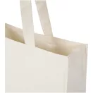 Sacosa de cumparaturi, Everestus, 2601E13063, 38x42x9 cm, Bumbac, Natur