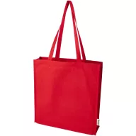   Sacosa de cumparaturi, Everestus, 2601E13064, 38x42x9 cm, Bumbac, Rosu