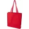 Sacosa de cumparaturi, Everestus, 2601E13064, 38x42x9 cm, Bumbac, Rosu