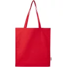 Sacosa de cumparaturi, Everestus, 2601E13064, 38x42x9 cm, Bumbac, Rosu