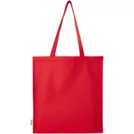   Sacosa de cumparaturi, Everestus, 2601E13064, 38x42x9 cm, Bumbac, Rosu