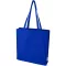 Sacosa de cumparaturi, Everestus, 2601E13065, 38x42x9 cm, Bumbac, Albastru Royal