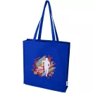 Sacosa de cumparaturi, Everestus, 2601E13065, 38x42x9 cm, Bumbac, Albastru Royal