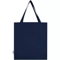   Sacosa de cumparaturi, Everestus, 2610E19015, 38x42x9 cm, Bumbac, Albastru Navy
