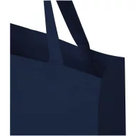   Sacosa de cumparaturi, Everestus, 2610E19015, 38x42x9 cm, Bumbac, Albastru Navy