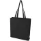 Sacosa de cumparaturi, Everestus, 2610E19014, 38x42x9 cm, Bumbac, Negru